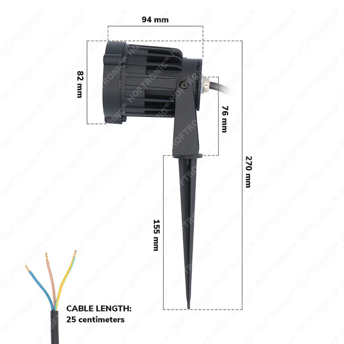 HOFTRONIC LED Garden spike Lenzo