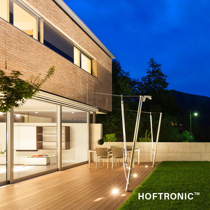 HOFTRONIC LED ground spot Ramsay Stainless steel