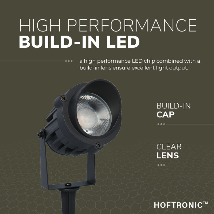 HOFTRONIC LED Gardenspike Lenzo Cap