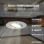 HOFTRONIC Dimmable LED downlight Chandler