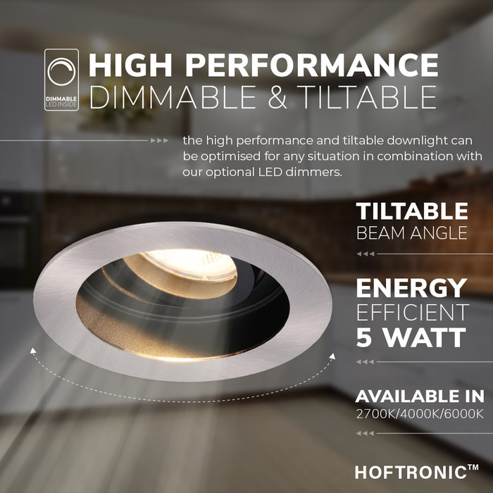 HOFTRONIC Dimmable LED downlight Laredo