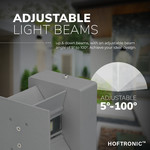 HOFTRONIC LED Wandlamp Kansas Grijs