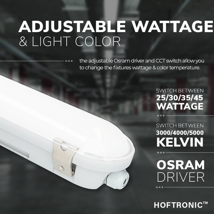 HOFTRONIC F01 IP66 LED Luminaire 120 cm 40W 5200lm