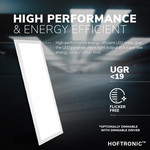 LED Paneel - 30x120 cm - 36 Watt - 4500lm (125lm/W) - 4000K - Flikkervrij - UGR<19 - 5 jaar garantie HOFTRONIC LED Paneel - 30x120 cm - 36 Watt - 4500lm (125lm/W) - 4000K - Flikkervrij - UGR<19 - 5 jaar garantie