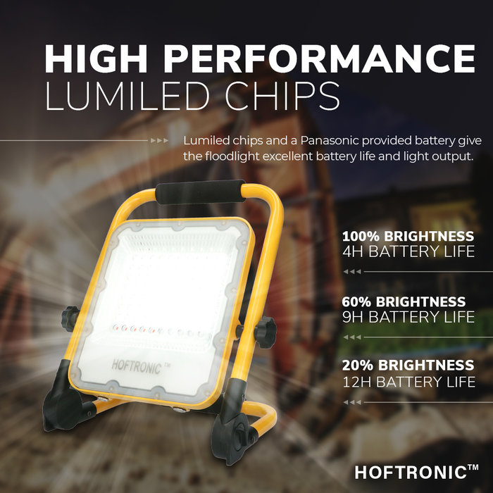 HOFTRONIC LED Worklight with Battery 50W
