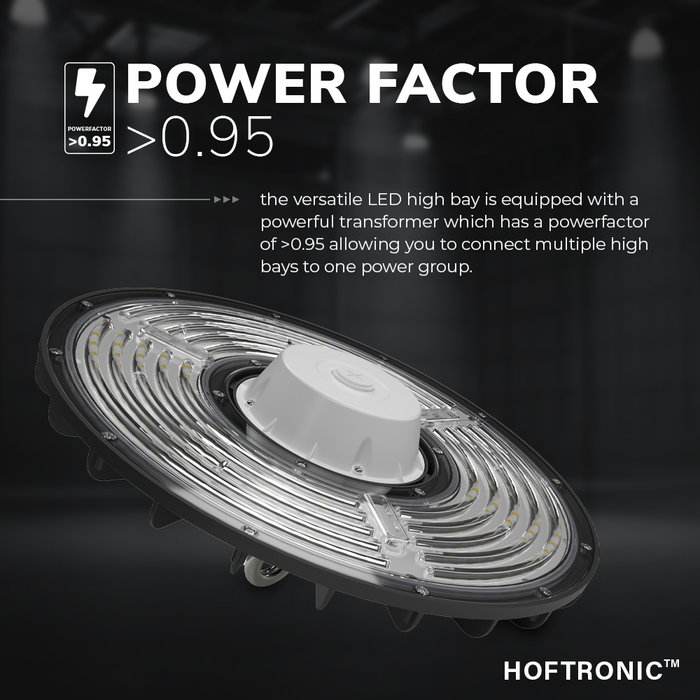 HOFTRONIC LED High bay 120° IP65 Dimbaar 5700K 200lm/W Hoftronic™ Powered  5 jaar garantie