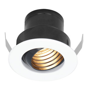 Dimbare LED kantelbare inbouwspot Medina - Wit Dimbare LED kantelbare inbouwspot Medina - Wit