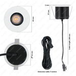HOFTRONIC Dimmable LED recessed spotlight Betty - White