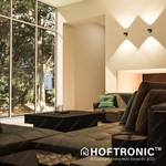 HOFTRONIC LED Wall Light Cupo Black