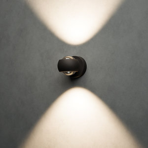 LED Wandlamp Cupo Zwart LED Wandlamp Cupo Zwart