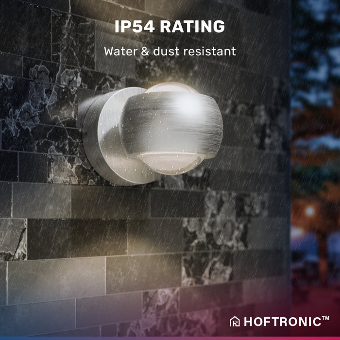 HOFTRONIC LED Wall Light Cupo Stainless steel