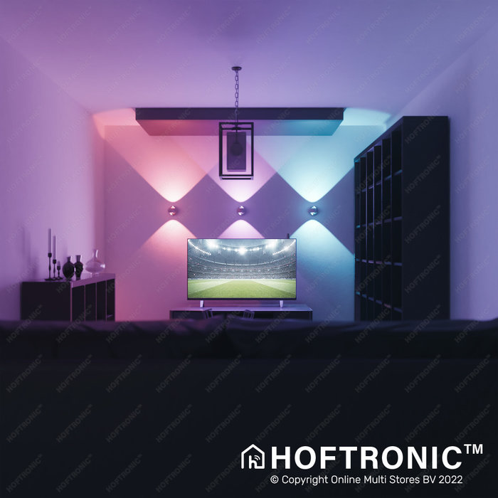 HOFTRONIC LED Wall Light Cupo Stainless steel