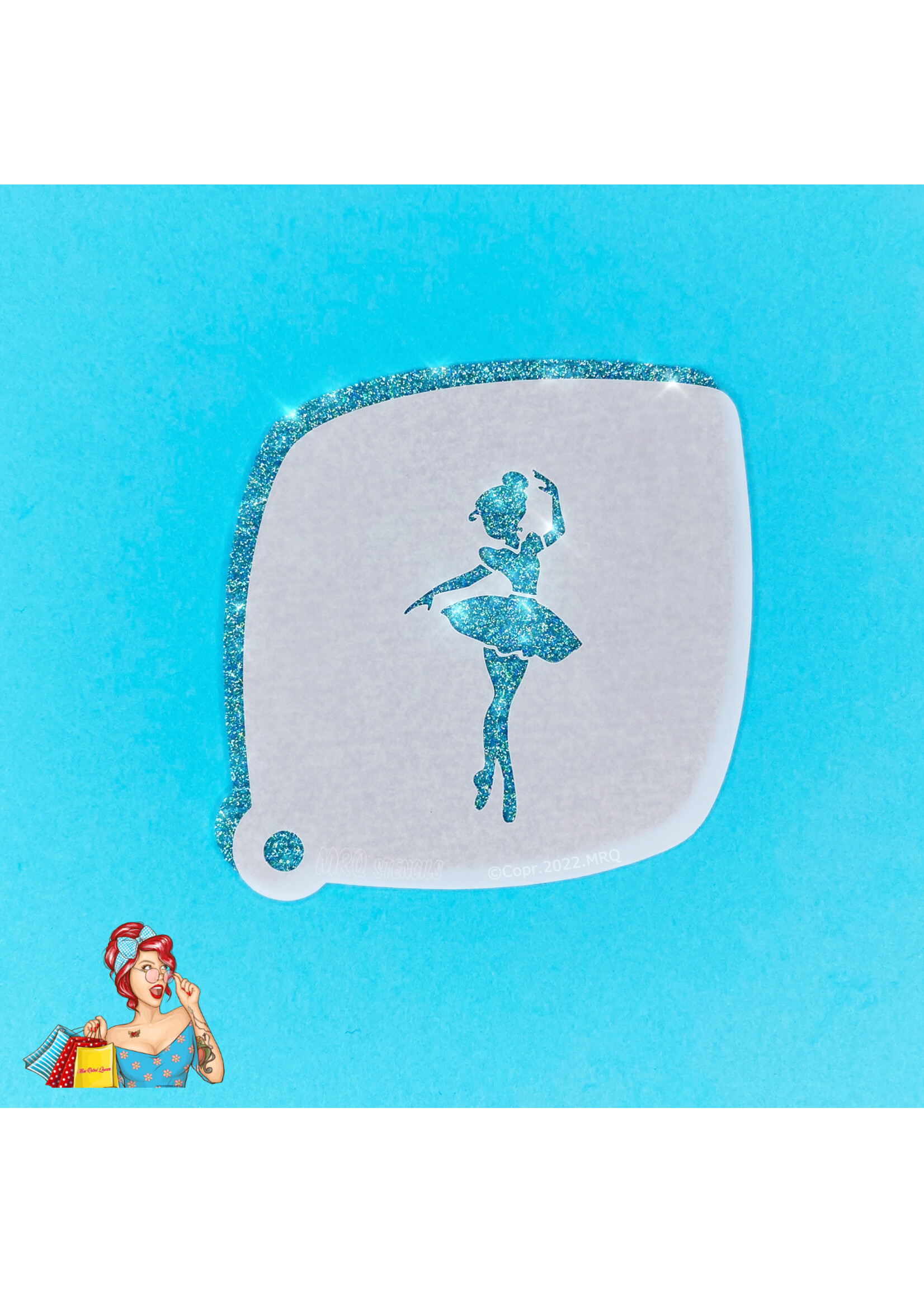 MRQ - Stencils Dancing Ballerina Small Stencil