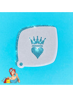 MRQ - Stencils Queen of Hearts Small Stencil