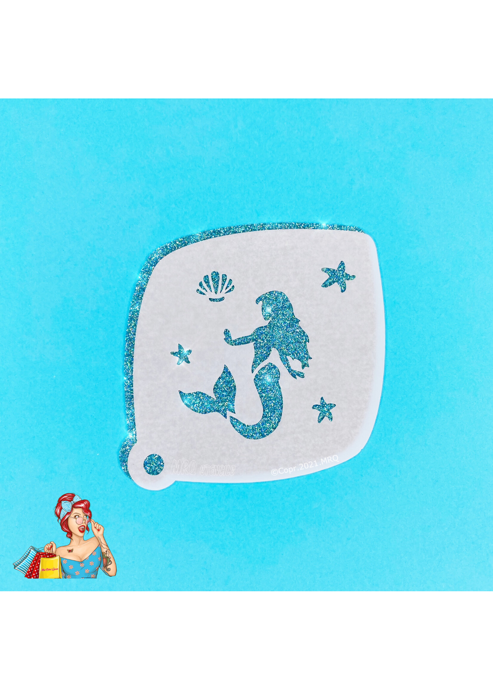 MRQ - Stencils  Mermaid Small Stencil