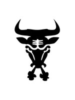 Ybody Bull Glittertattoo stencil per set à 5 stuks