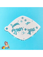 MRQ - Stencils Let it Snow man Large 3staps Schmink Stencil
