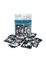 Superstar Glitter tattoo stencils Unicorn 12 pcs