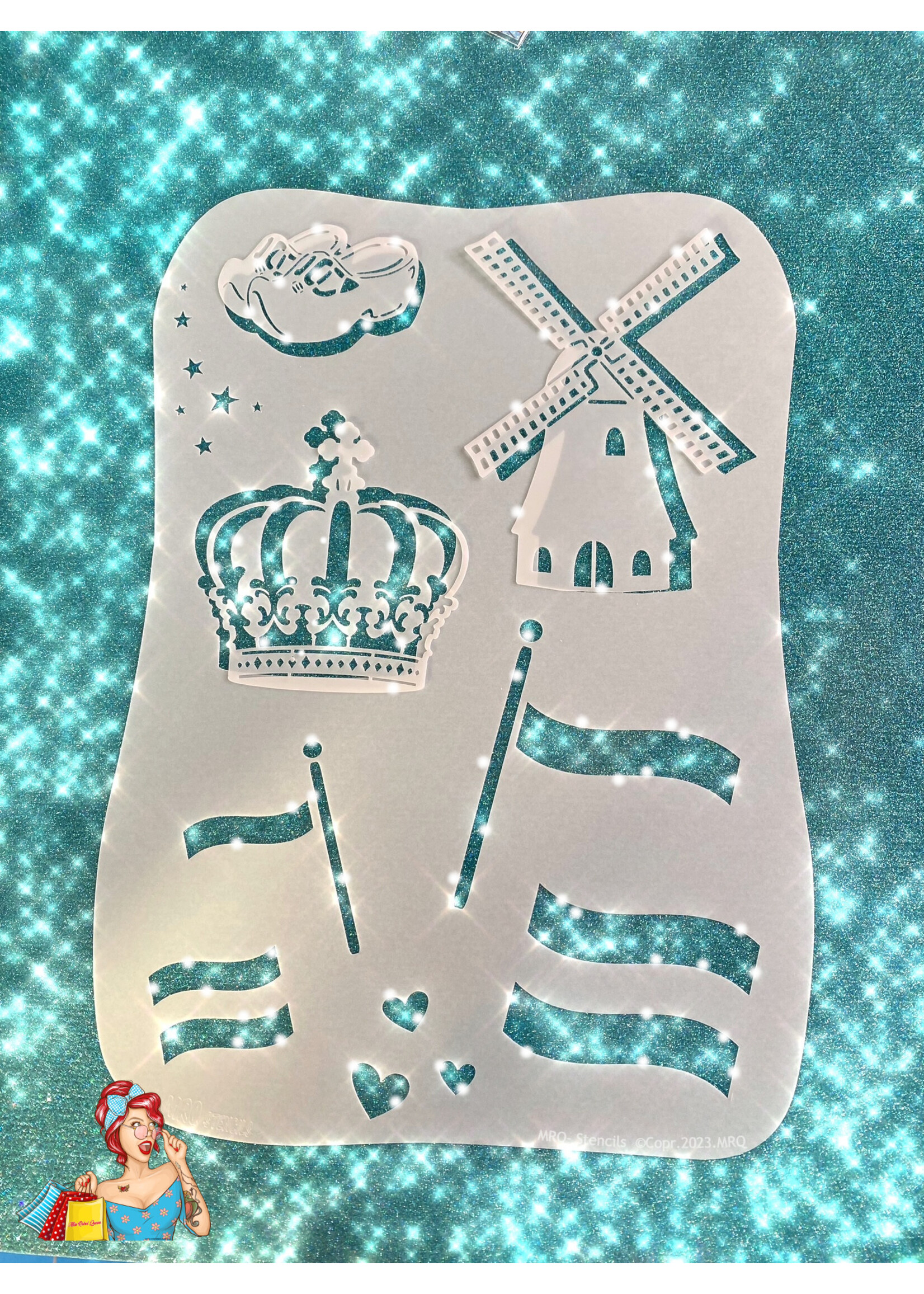 MRQ - Stencils Holland Airbrush Tattoo Stencil