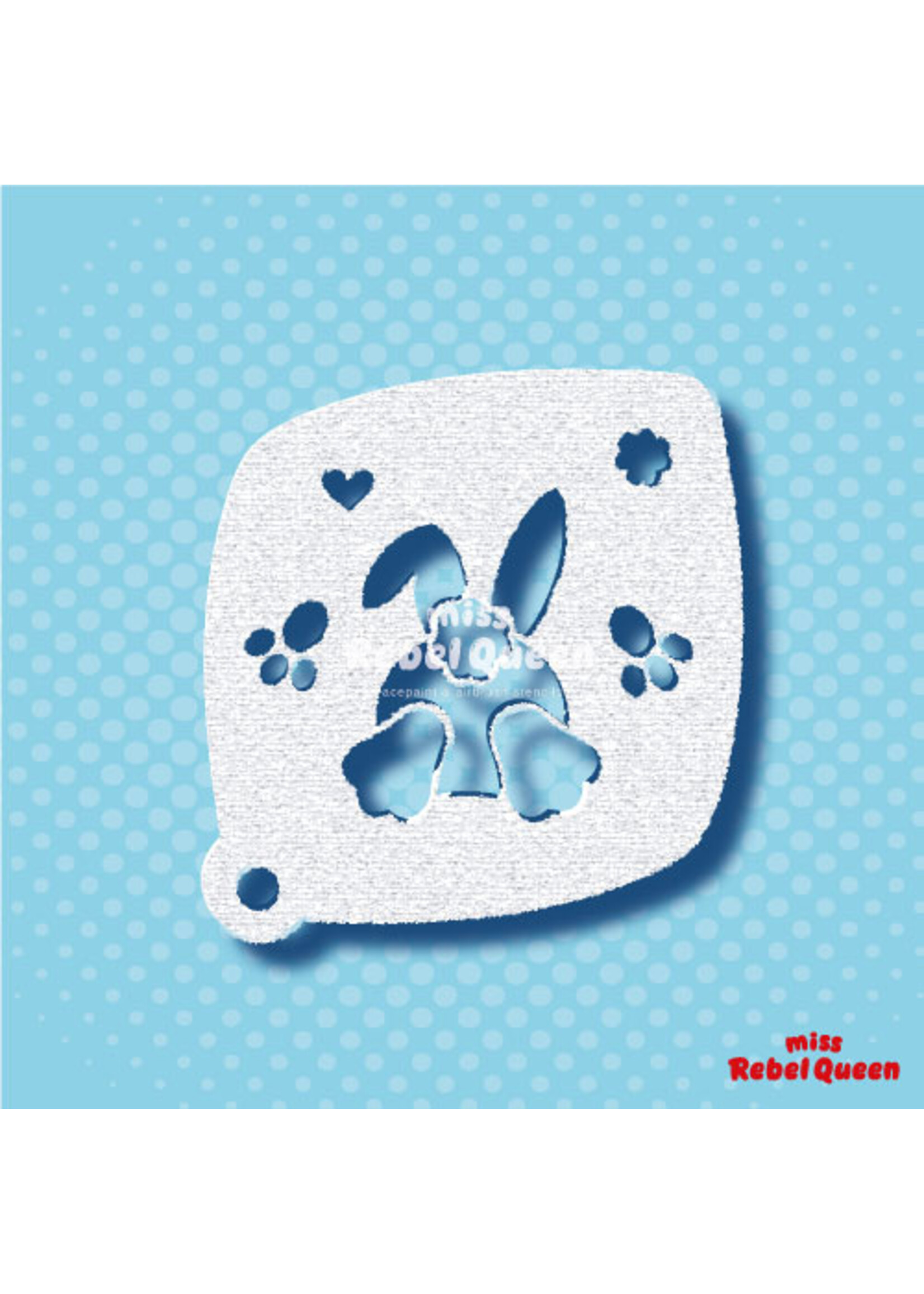 MRQ - Stencils Bunny Butt Small Schmink Stencil