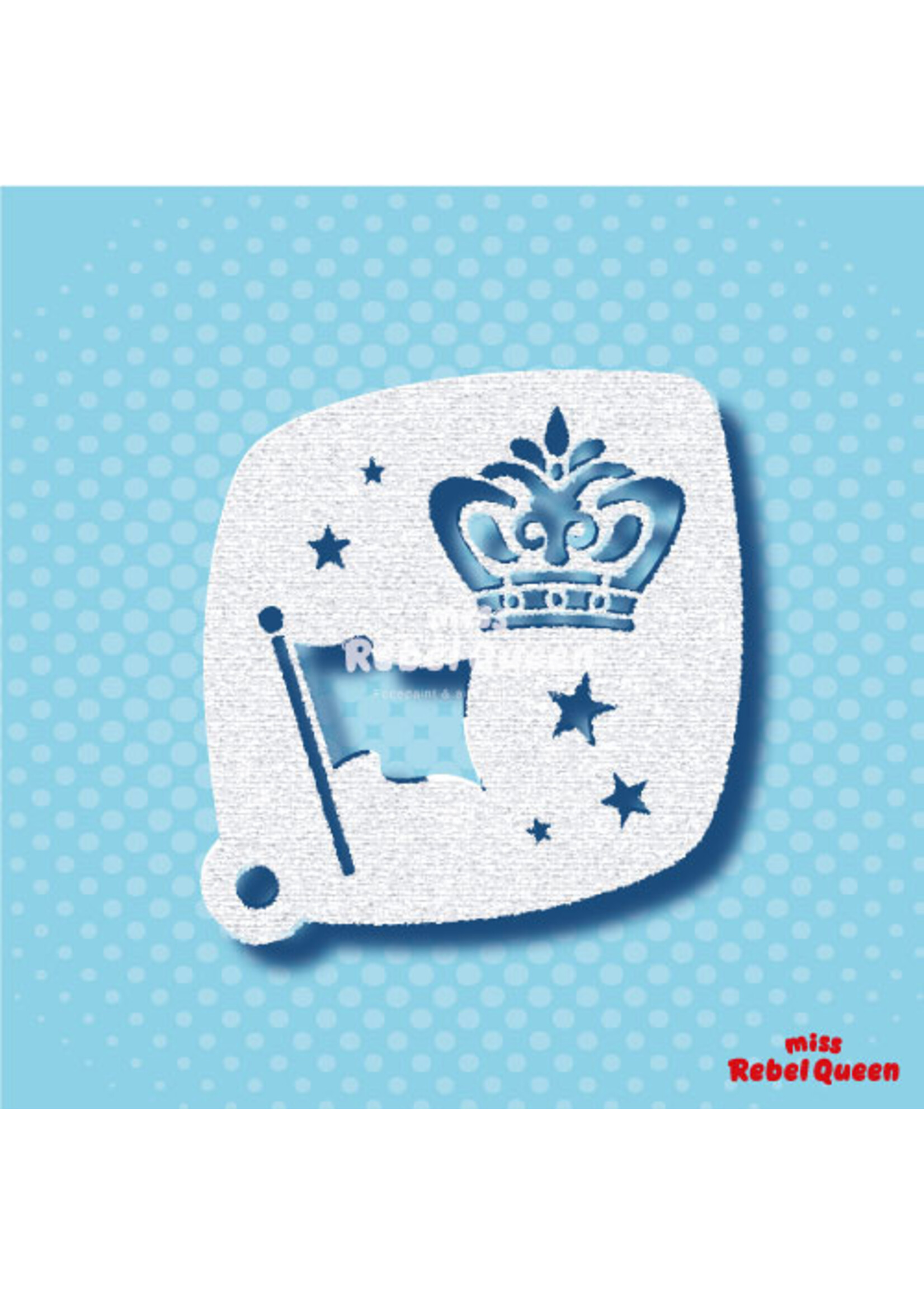 MRQ - Stencils Koningsdag Schmink Stencil Small