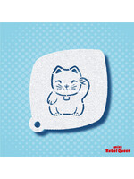 MRQ - Stencils Lucky cat  Small Schmink Stencil