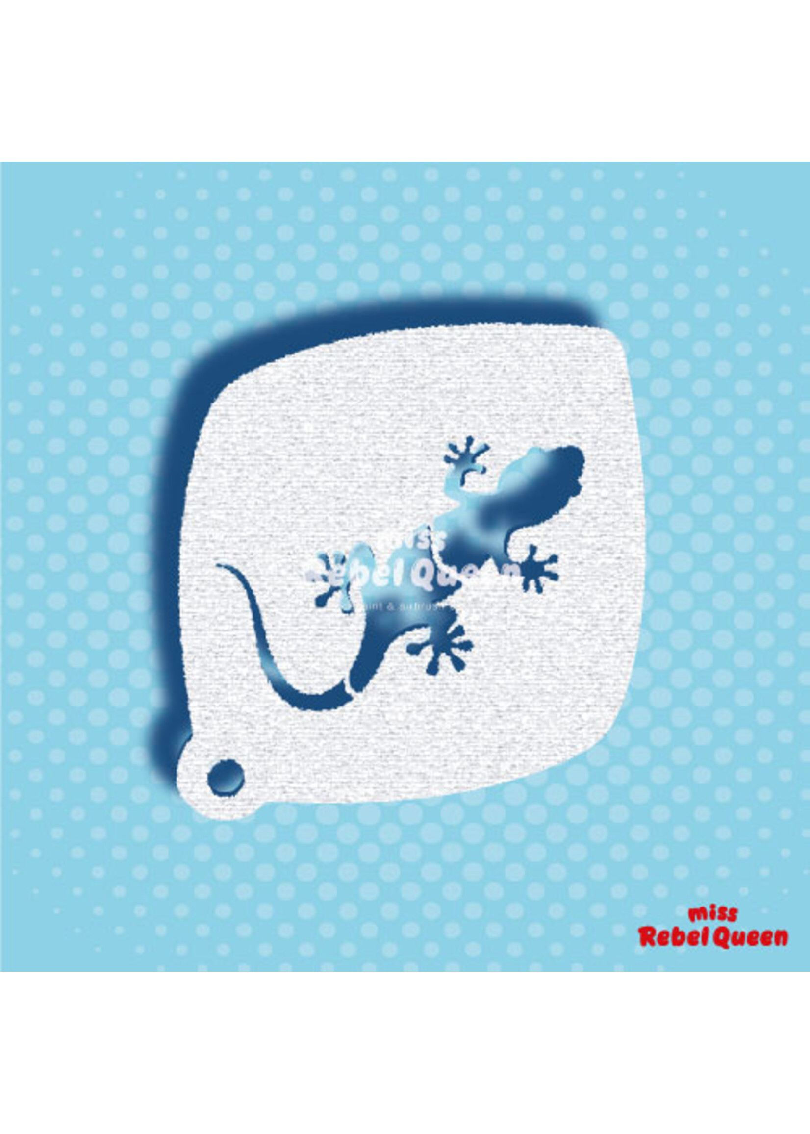 MRQ - Stencils Gerry de Gekko Small Schmink Stencil