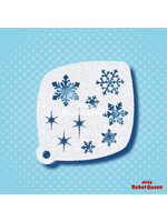 MRQ - Stencils Swirling Snowflakes Schmink Stencil Small