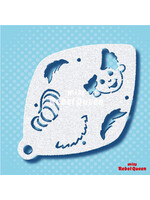 MRQ - Stencils Pietje Pet 2 staps medium schmink stencil