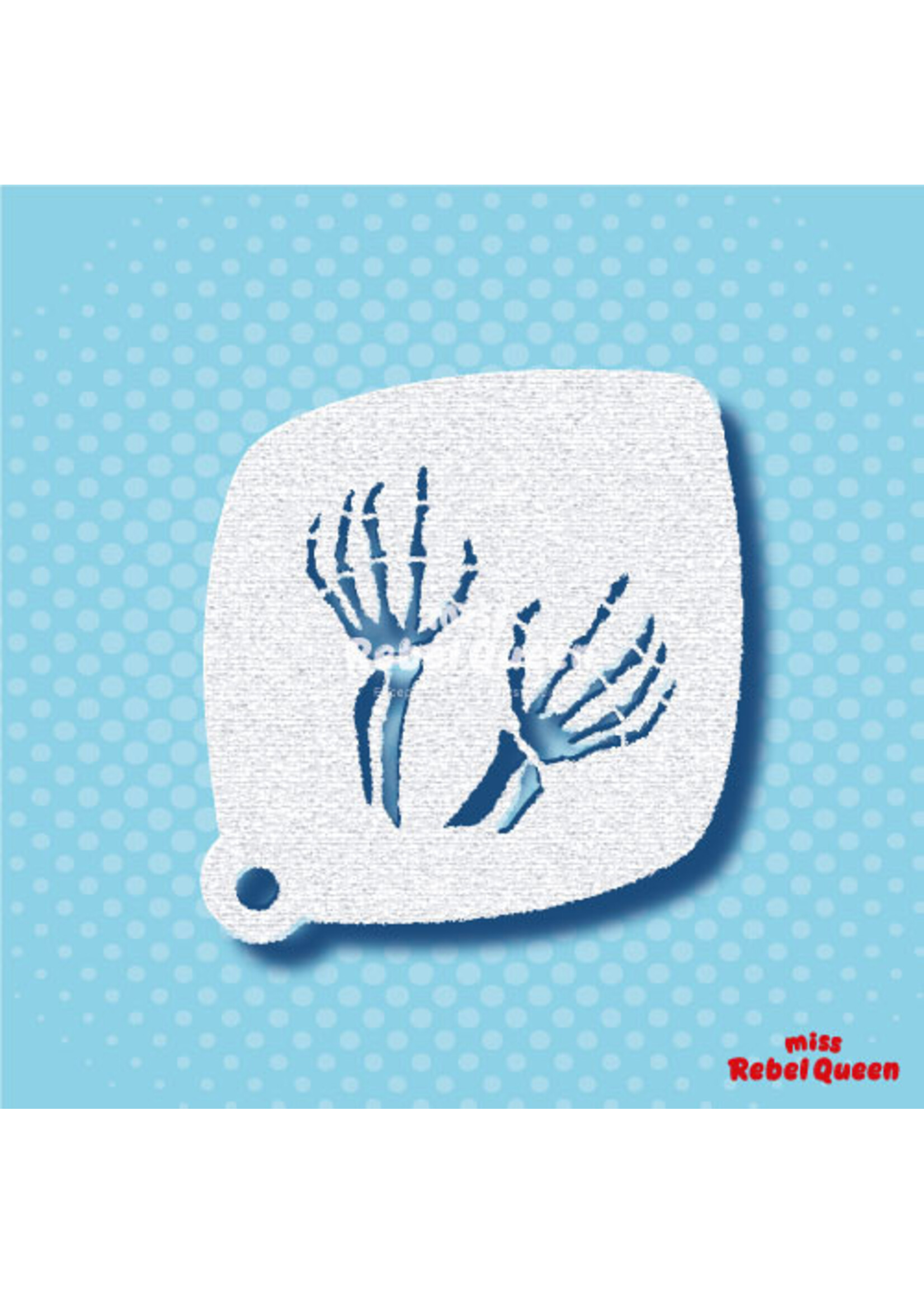 MRQ - Stencils Skelet hands Small Schmink Stencil