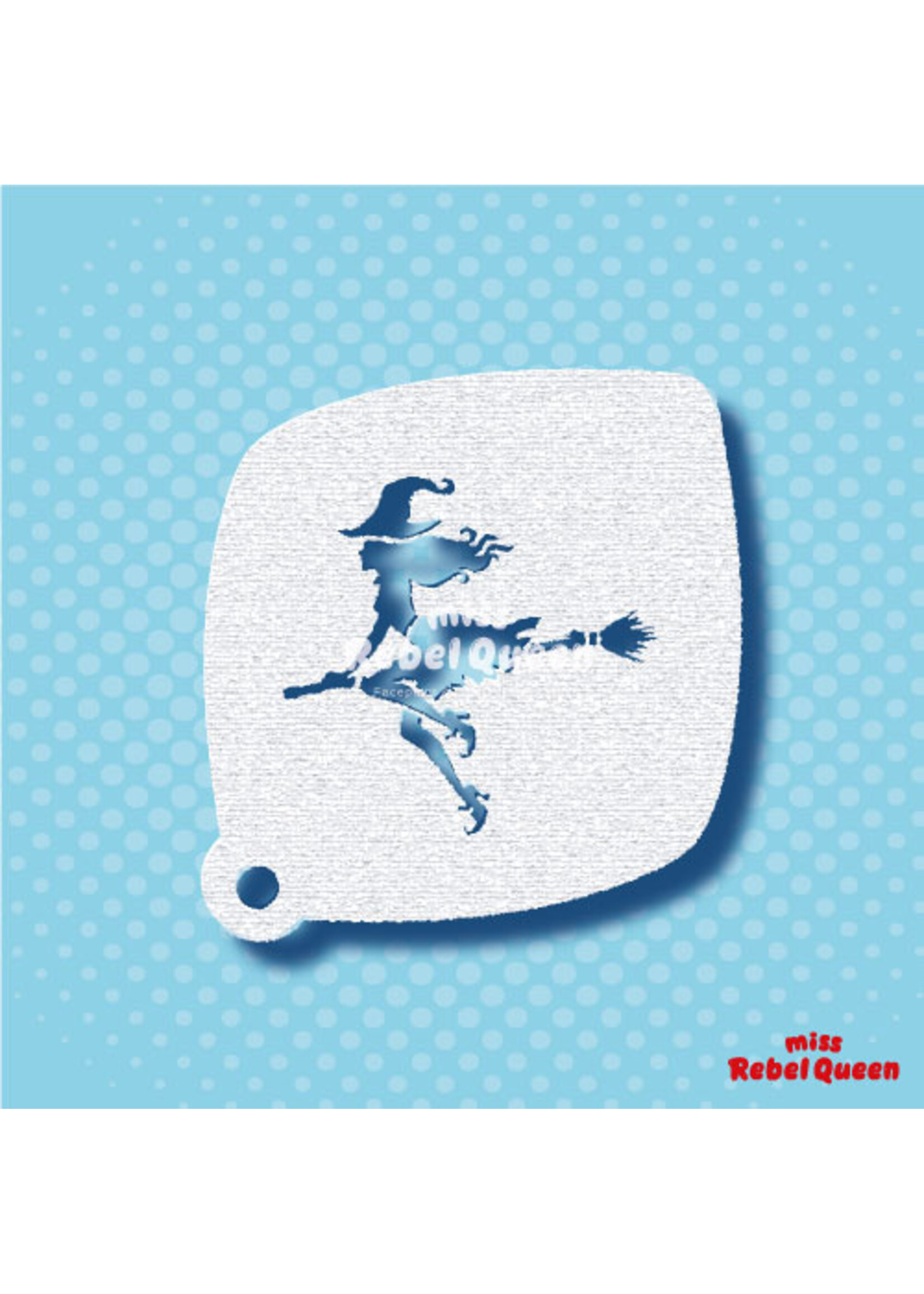 MRQ - Stencils The Witch of Wonderland schmink stencil small