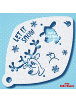 MRQ - Stencils Rudolph Red Nose Large 2staps Schmink Stencil