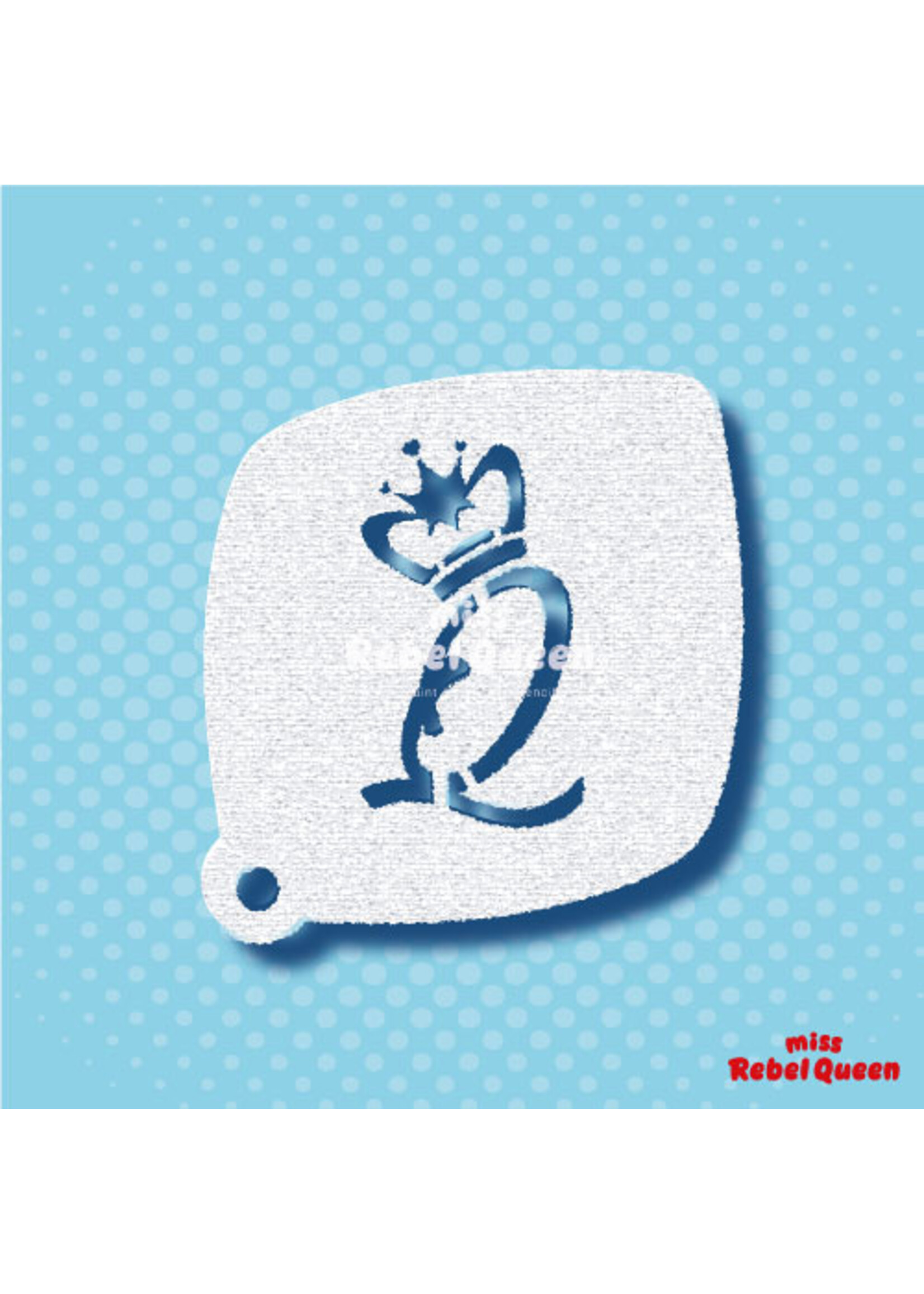 MRQ - Stencils Queen tattoo Small Stencil