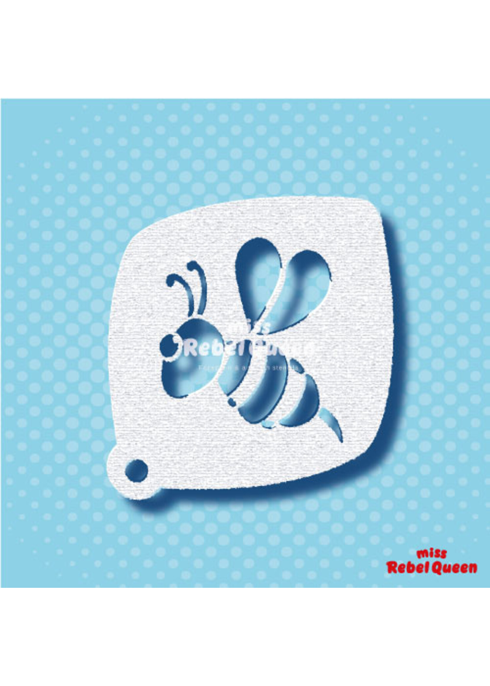 MRQ - Stencils Bee Happy Small Stencil