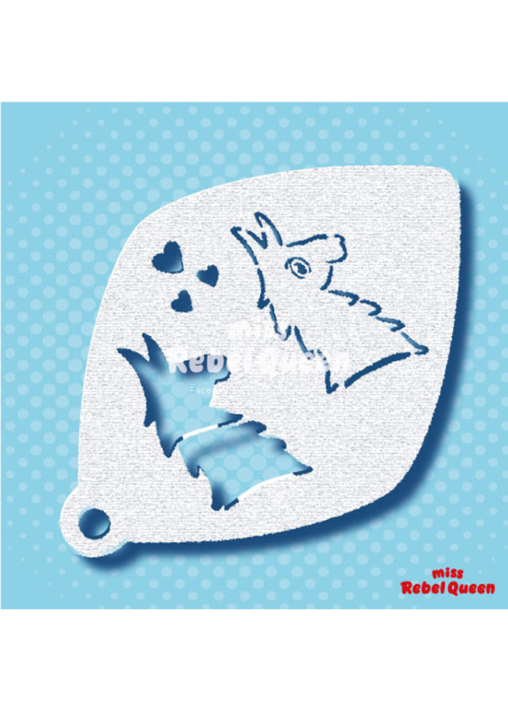 MRQ - Stencils Lammy de Lama Medium 2steps Stencil