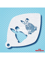 MRQ - Stencils Bunny Easteregg Medium 2steps Stencil
