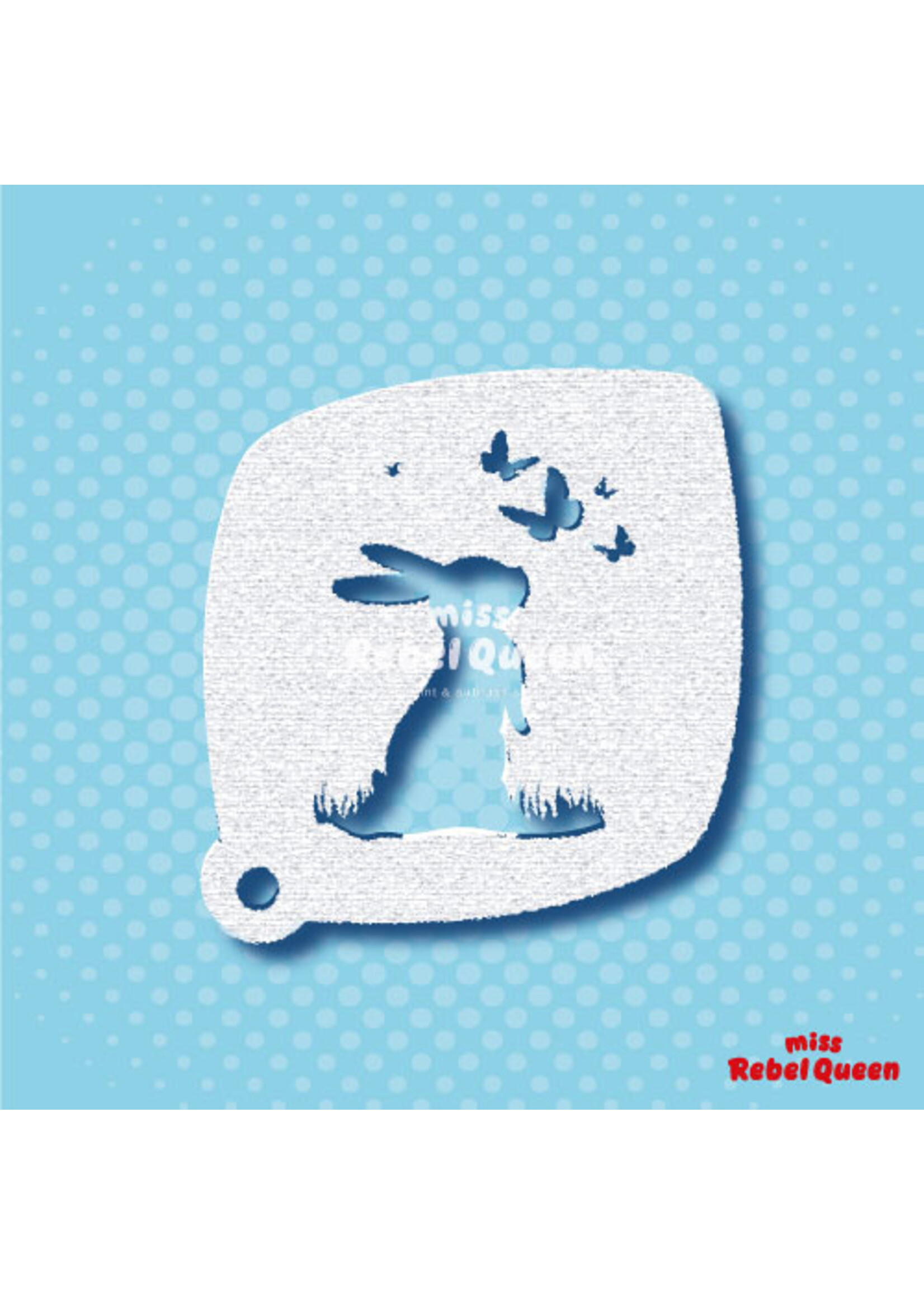 MRQ - Stencils Bunny Butterfly Small Stencil