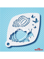 MRQ - Stencils Snailey the Snail Medium Facepaint Stencil