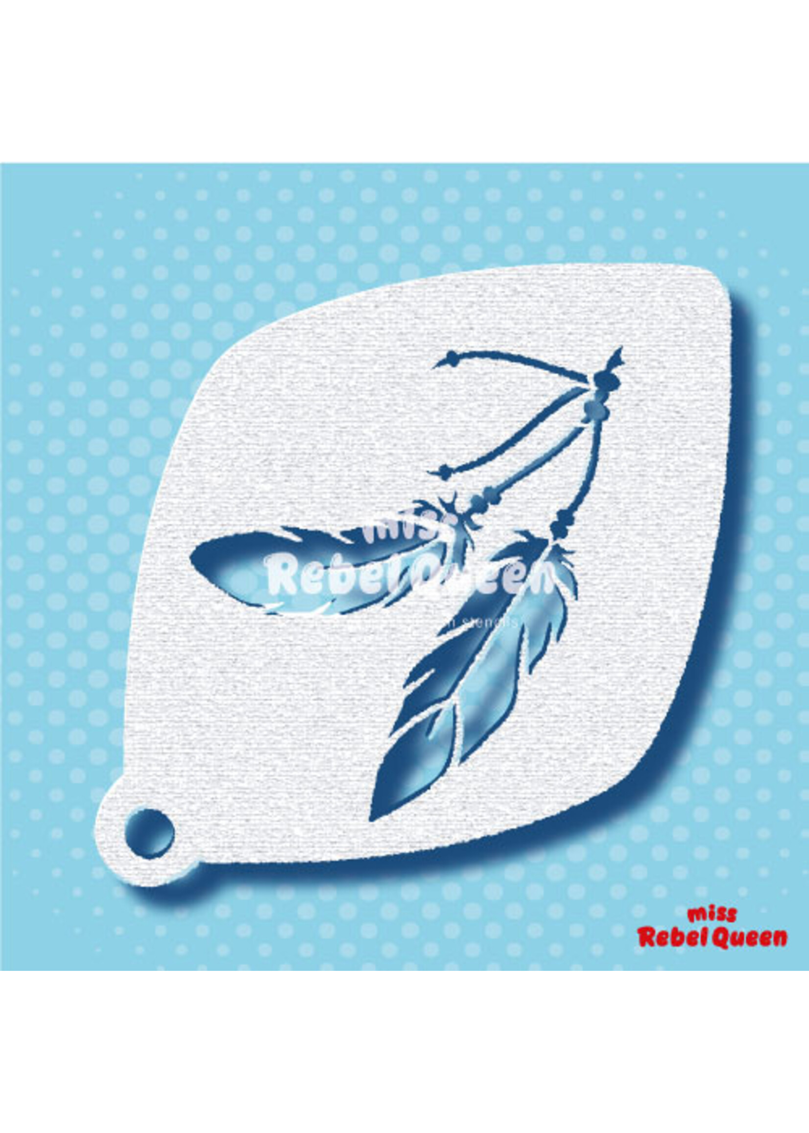 MRQ - Stencils Feather Fun Medium Stencil