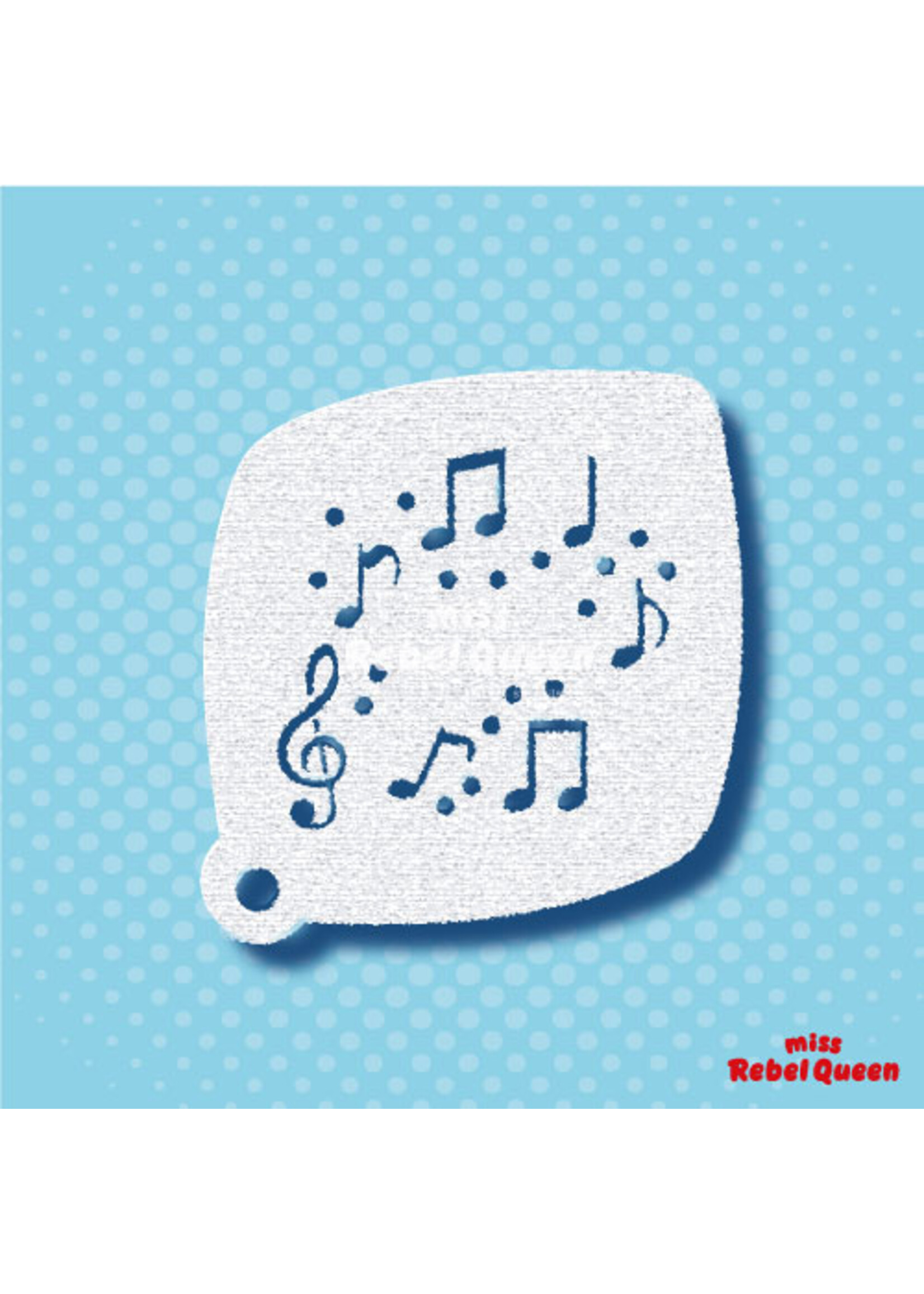 MRQ - Stencils Muzieknoten Small Stencil