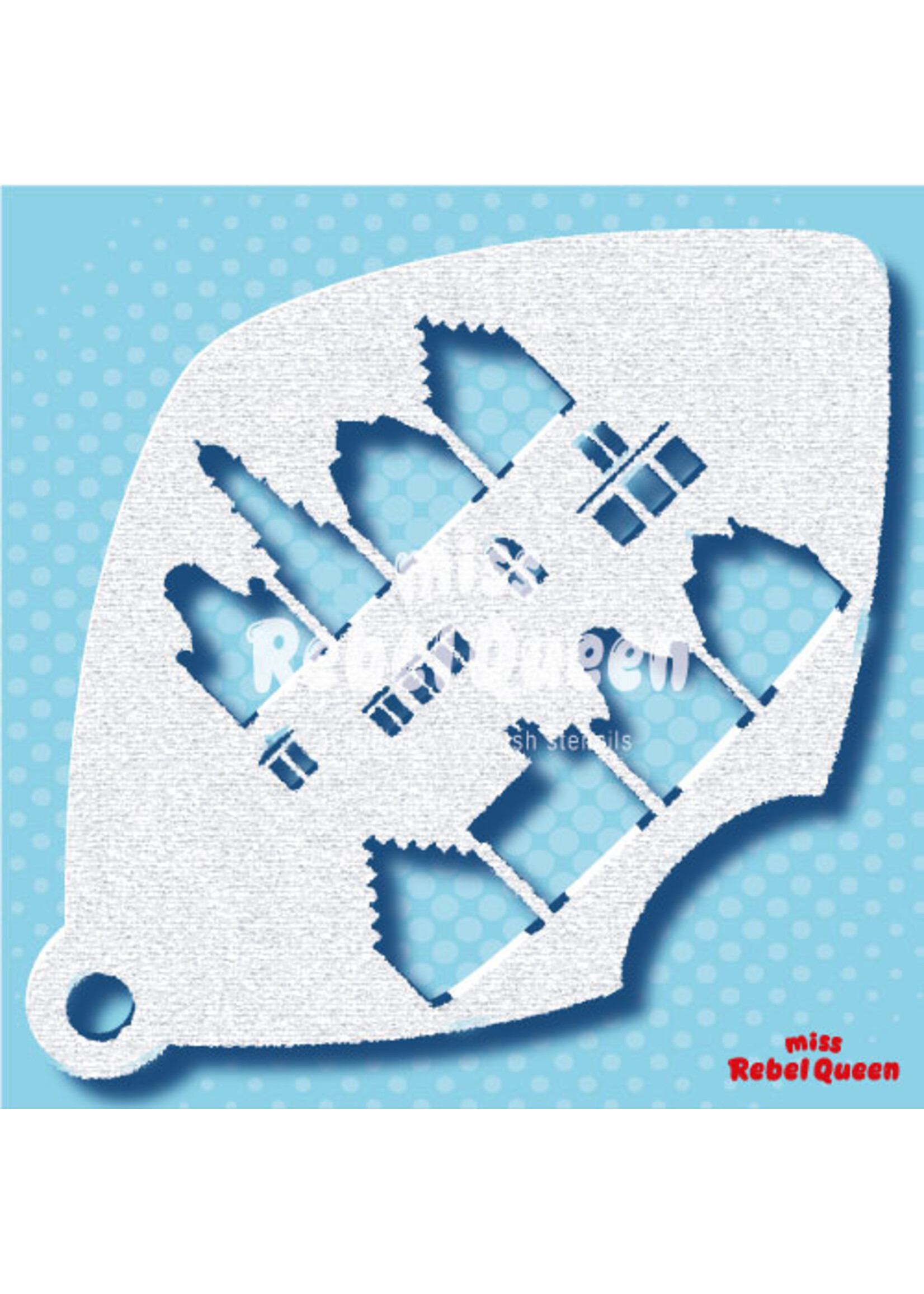 MRQ - Stencils Grachtenpandjes 3steps Large Stencil