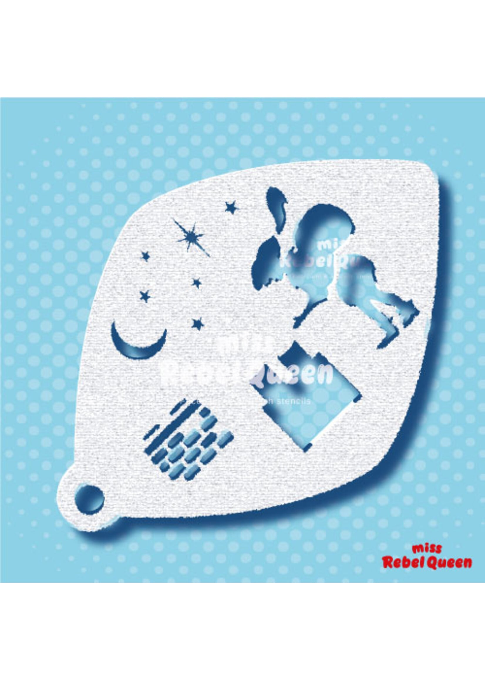 MRQ - Stencils Roetveeg dak piet medium schmink stencil