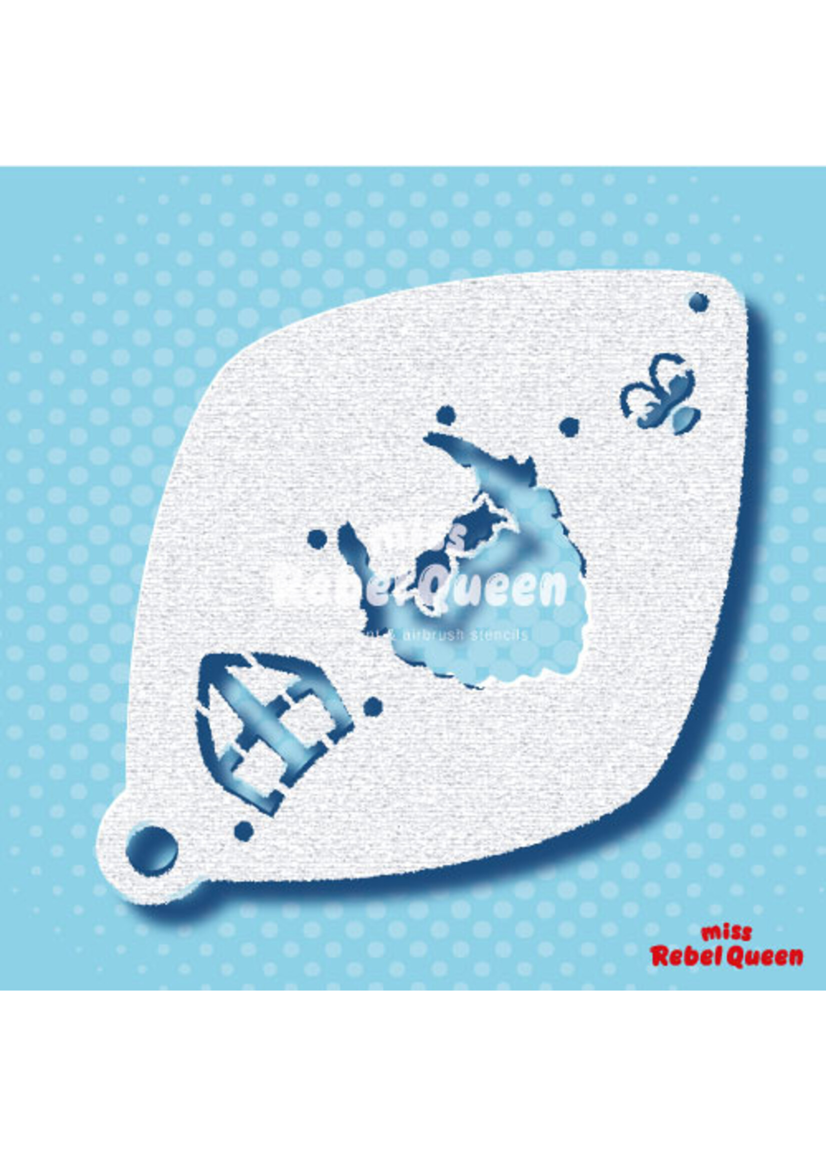 MRQ - Stencils Sinterklaas Selfie medium 3staps stencil