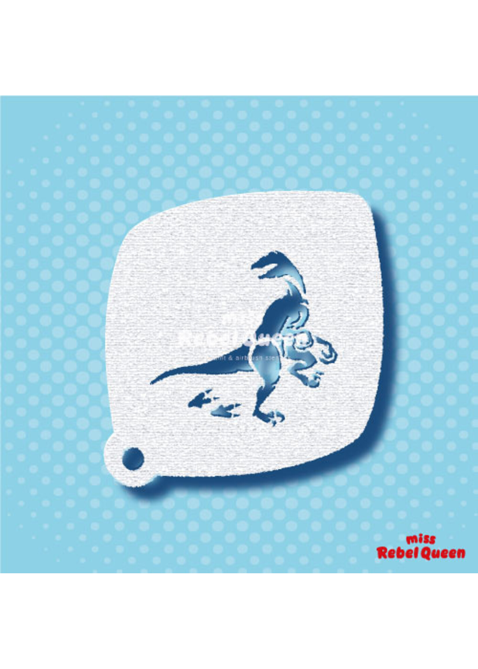 MRQ - Stencils Vinnie the Velociraptor Small Stencil