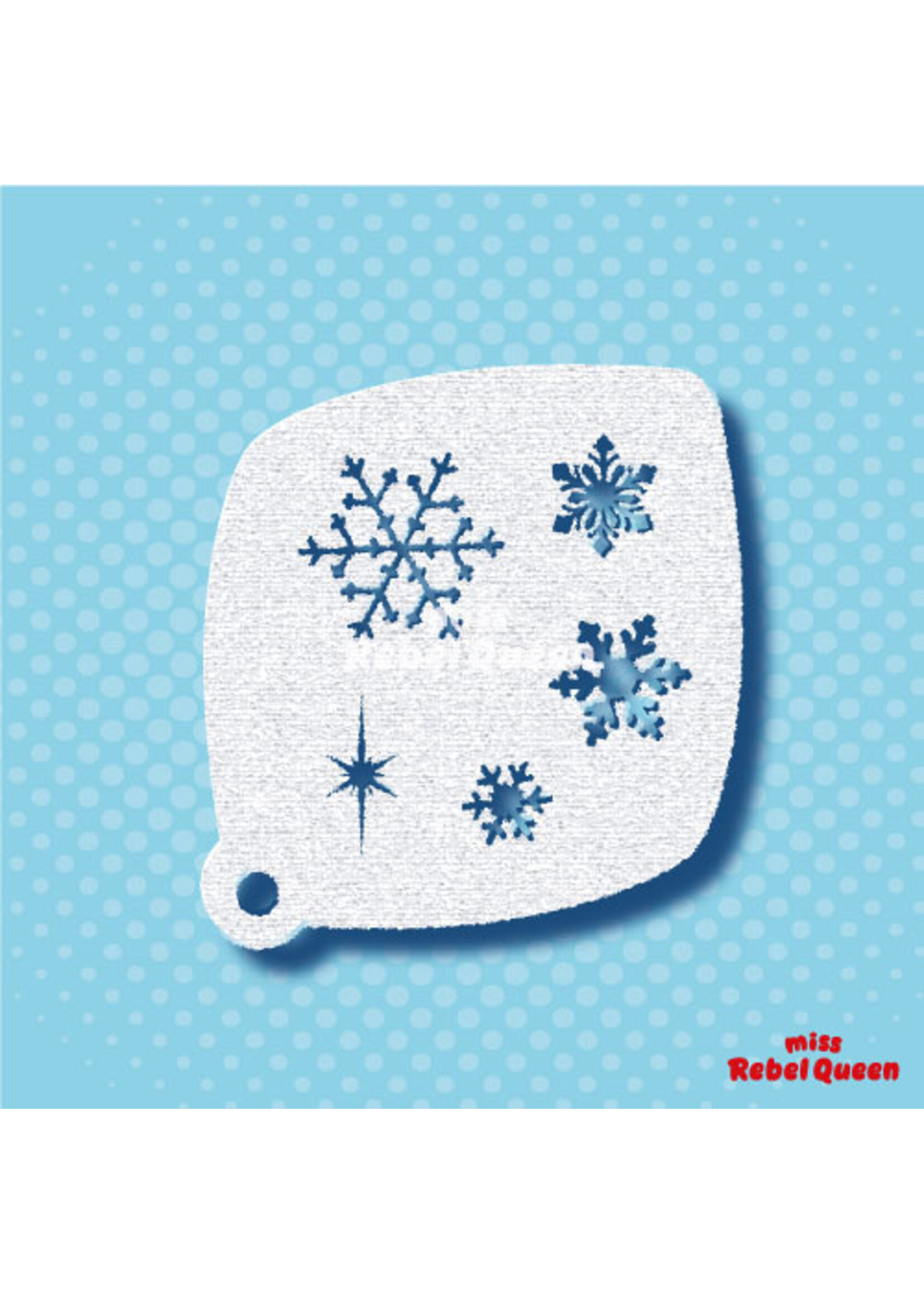 MRQ - Stencils Snowflakes small schmink stencil