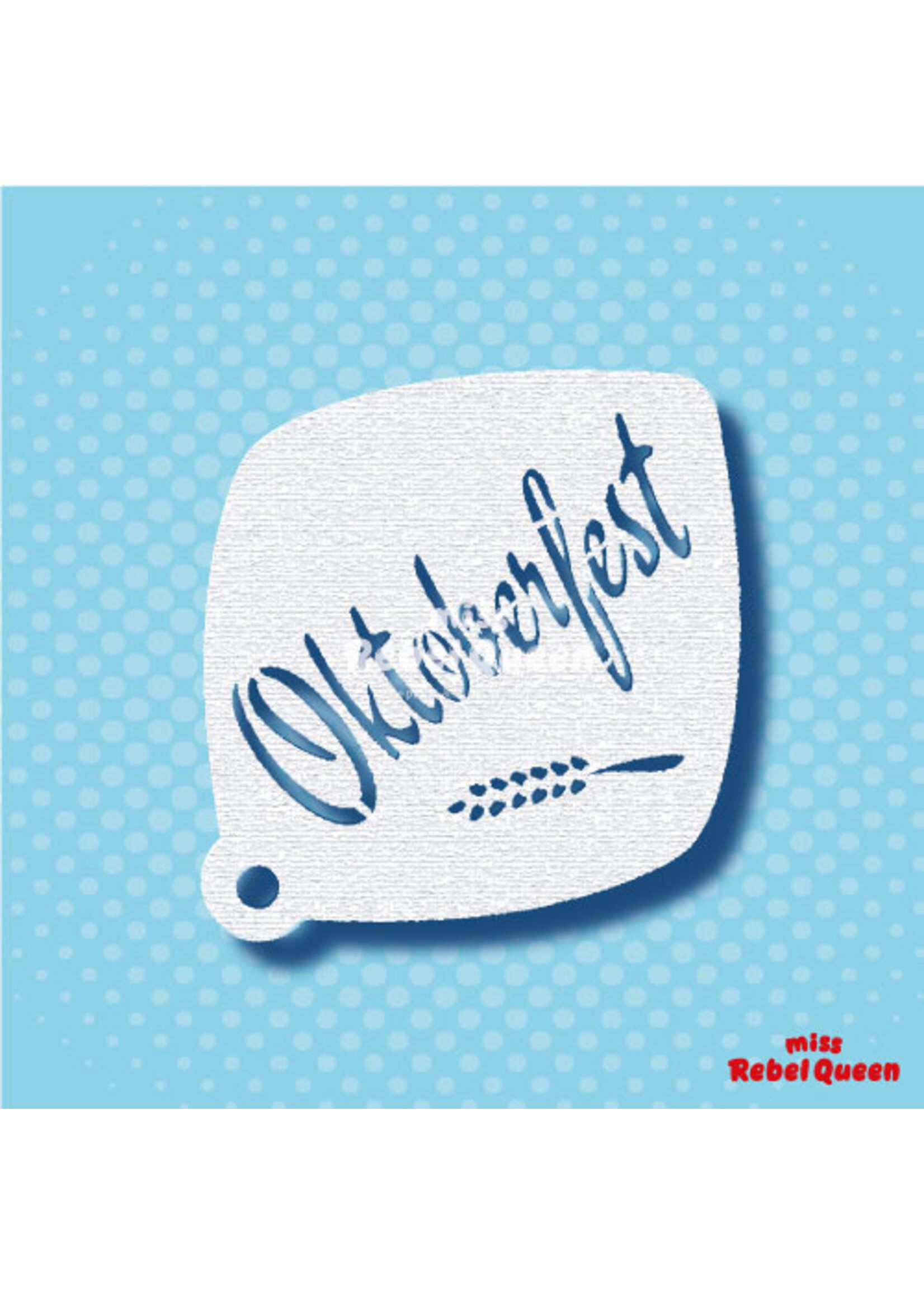MRQ - Stencils Oktoberfest small schmink stencil