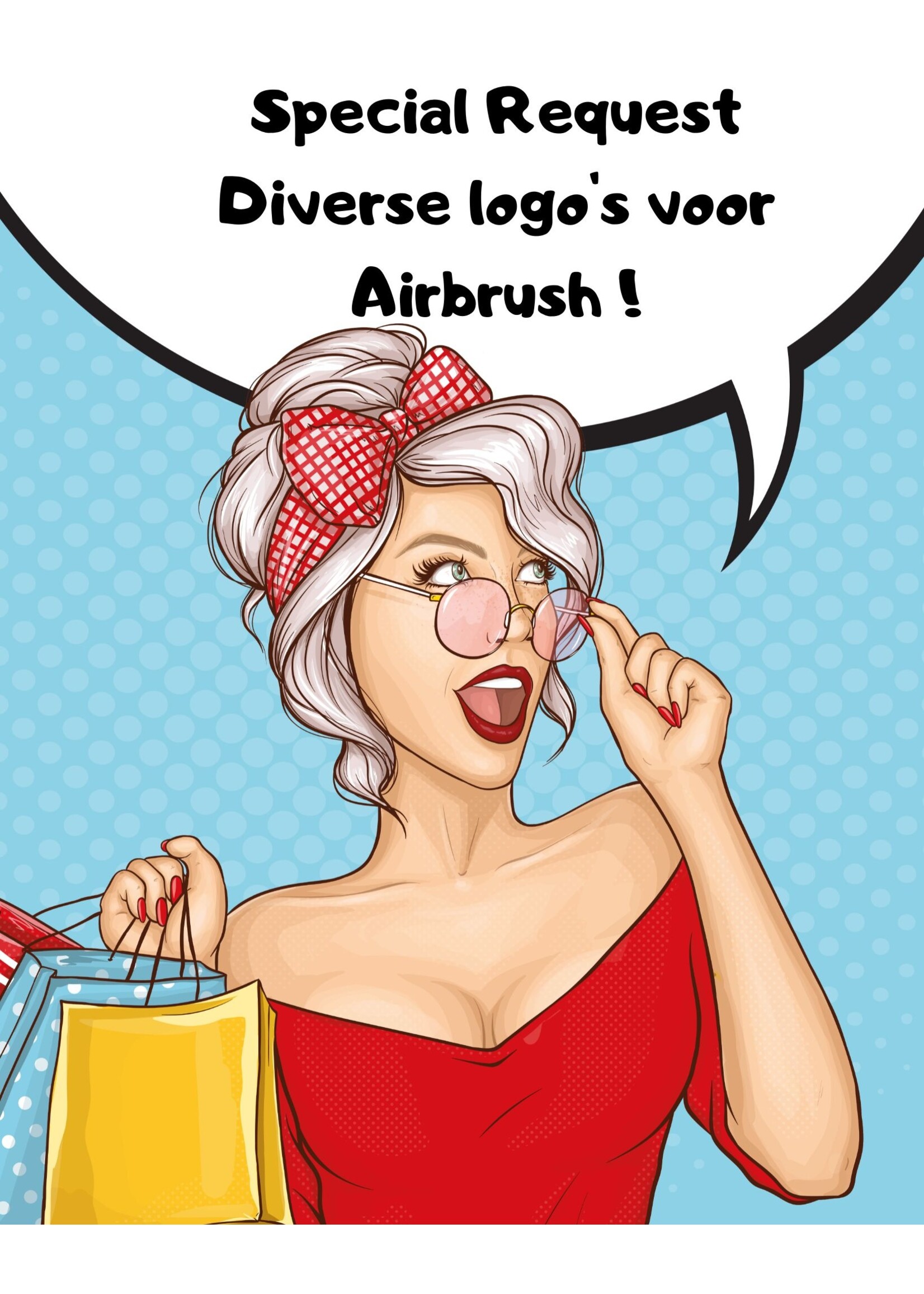 MRQ - Stencils Special Request Diverse logo's voor Airbrush