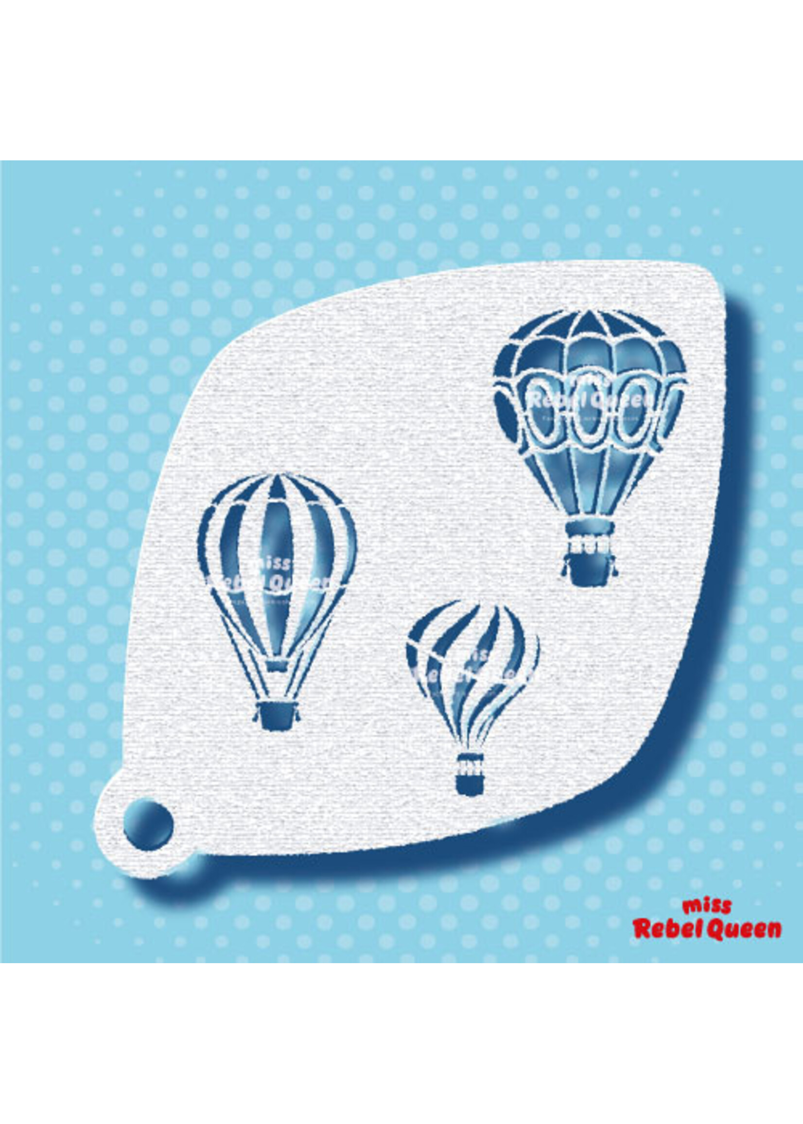 MRQ - Stencils Ballonvaart schmink stencil medium