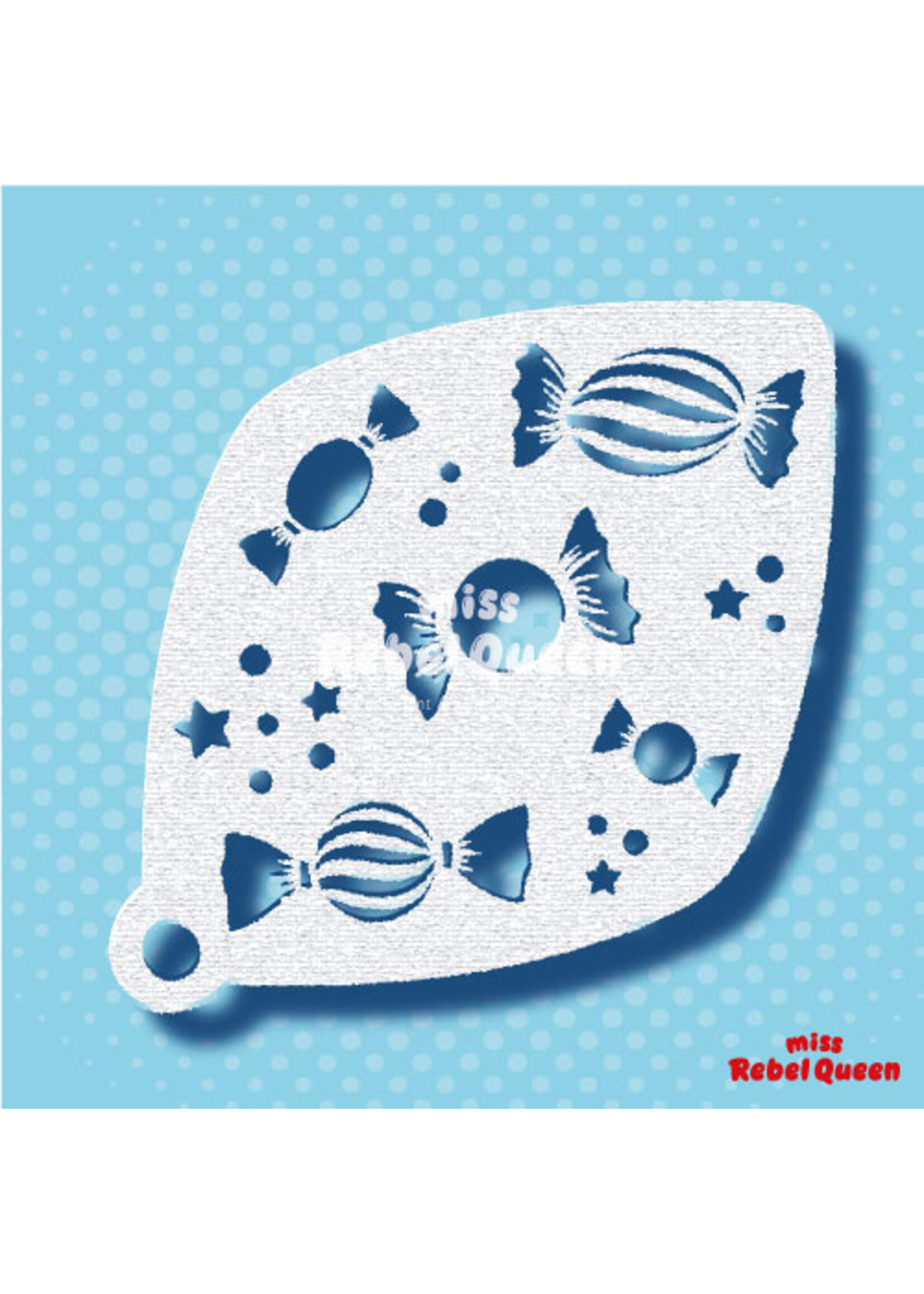 MRQ - Stencils Sweet Candy Snoepjes schmink stencil medium