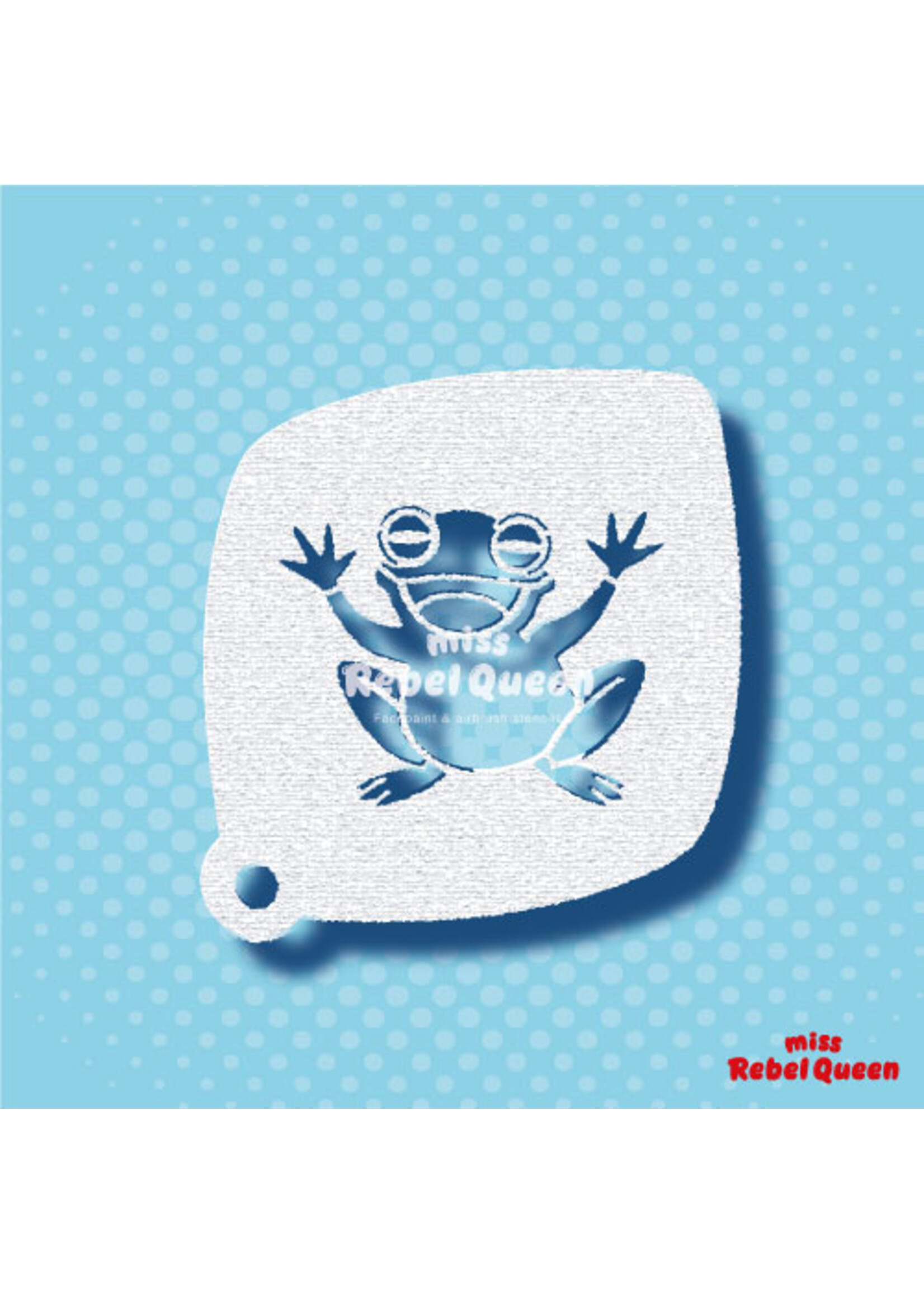 MRQ - Stencils Kick de Kikker small schmink stencil